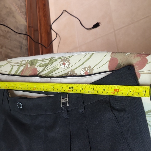 CITADIN MICRO ULTRA LOW RISE SLANT POCKET DRESS BLACK PANT - Picture 13 of 15